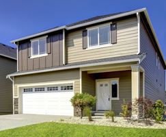 How to get a garage makeover with wooden overlays?